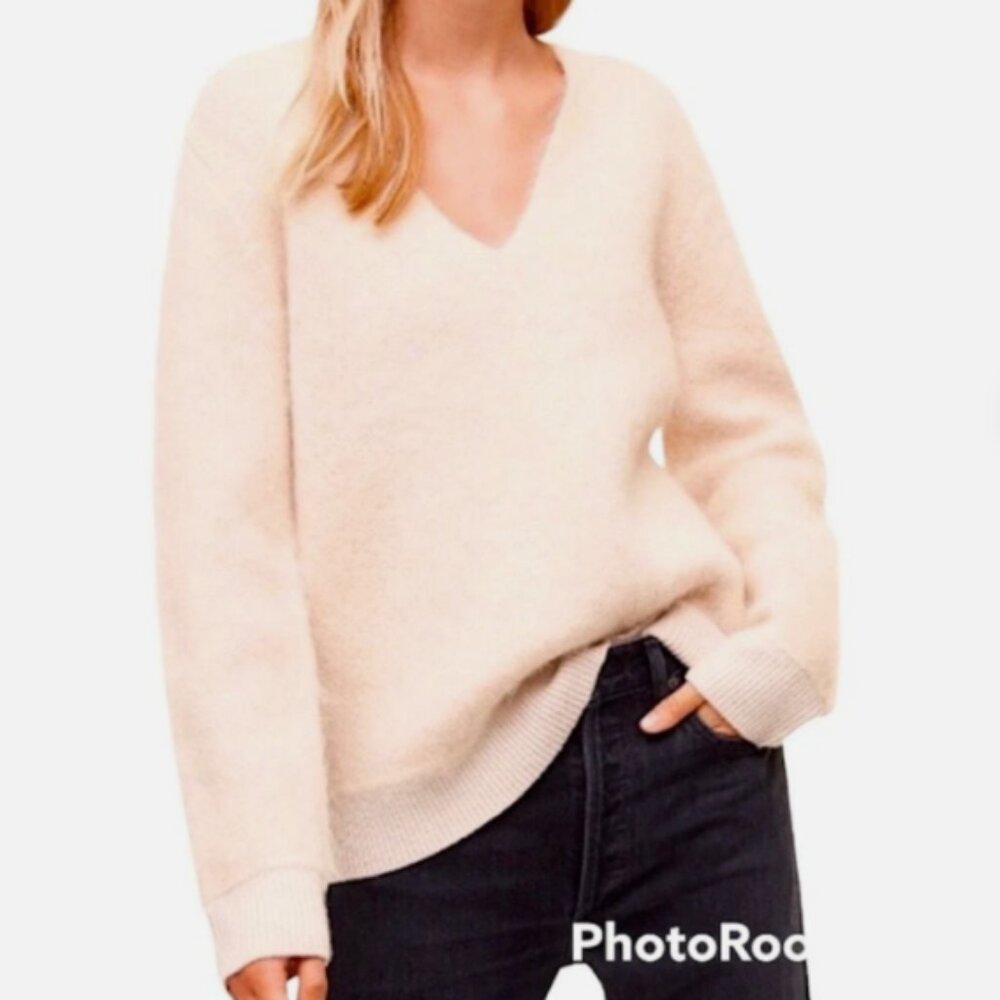 Talula Mohair Wool Blend V-Neck Sweater Size S